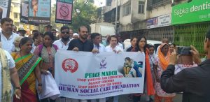 Read more about the article Peace March against drugs & girl child rape incidents.